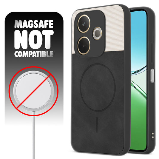 Hybrid PU Leather Matte Cover for Oppo A5 Pro 5G