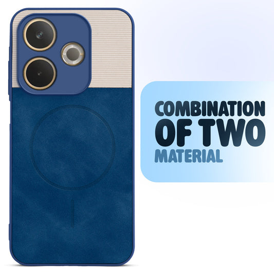 Hybrid PU Leather Matte Cover for Oppo A5 Pro 5G