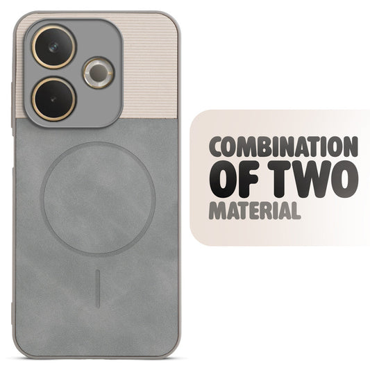 Hybrid PU Leather Matte Cover for Oppo A5 Pro 5G