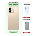 Compatibility guide showing the back cover designed only for Oppo A6 Pro 5G.