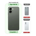Compatibility guide showing the back cover designed only for Oppo A6x 5G.