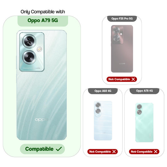 3D Puffer Pattern Silicone Back Cover for Oppo A79 5G, Shockproof Protective Case