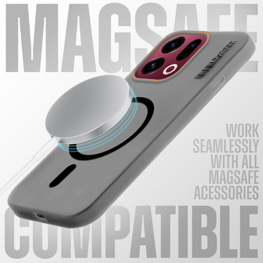 Colorful Frosted Matte Wireless Charging Support For Oppo Find X9 5G