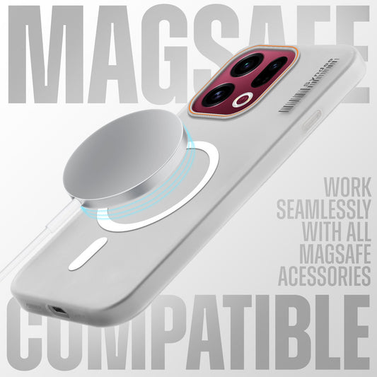 Colorful Frosted Matte Wireless Charging Support For Oppo Find X9 5G