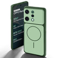 Dual tone silicone Green back cover for Oppo Reno 14 5G showing camera protection and design