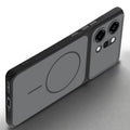 Slim silicone Black phone case for Oppo Reno 14 Pro 5G side angle view showing grip texture and precise cutouts