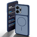 Dual tone silicone Blue back cover for Oppo Reno 14 Pro 5G showing camera protection and design