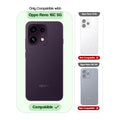 Compatibility guide showing the back cover designed only for Oppo Reno 16C 5G.