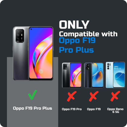 Silicone Border Transparent Back Cover for Oppo F19 Pro Plus 5G