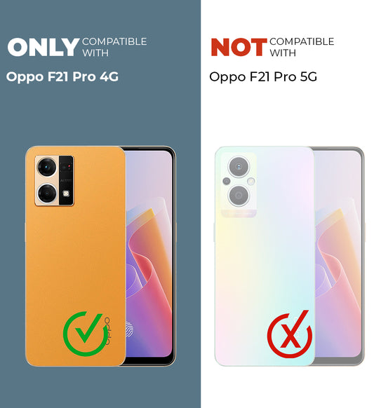 3D Design Soft Silicone Back Cover For Oppo F21 Pro 4G