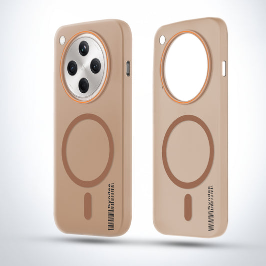 Colourful Frosted Matte Wireless Charging Support Back Cover Case for Oppo Find X8 5G With Raised Camera Protection