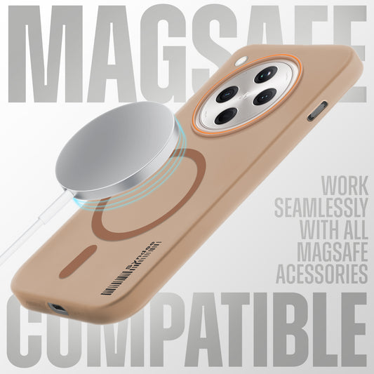 Colourful Frosted Matte Wireless Charging Support Back Cover Case for Oppo Find X8 5G With Raised Camera Protection