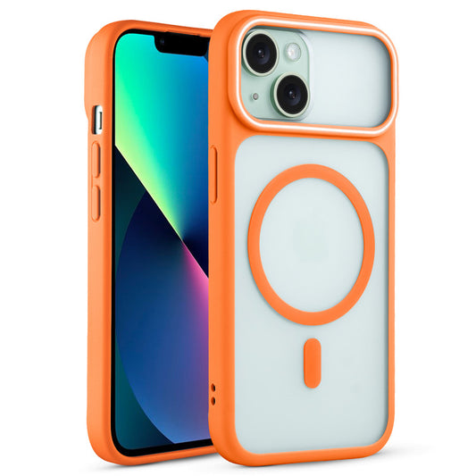 Premium MagSafe Case for Apple iPhone 13 with Frosted Back, Soft Silicone Edges & Raised Camera Protection