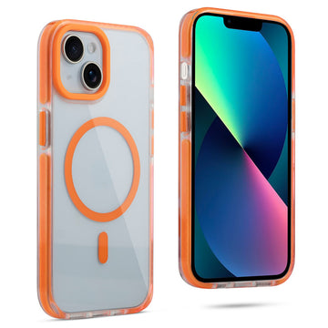 Clear MagSafe Bumper Case with Shockproof Edges for Apple iPhone 13
