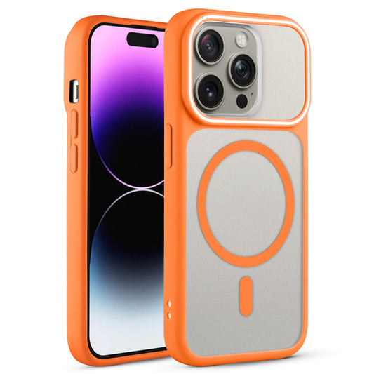 Premium MagSafe Case for Apple iPhone 14 Pro Max with Frosted Back, Soft Silicone Edges & Raised Camera Protection