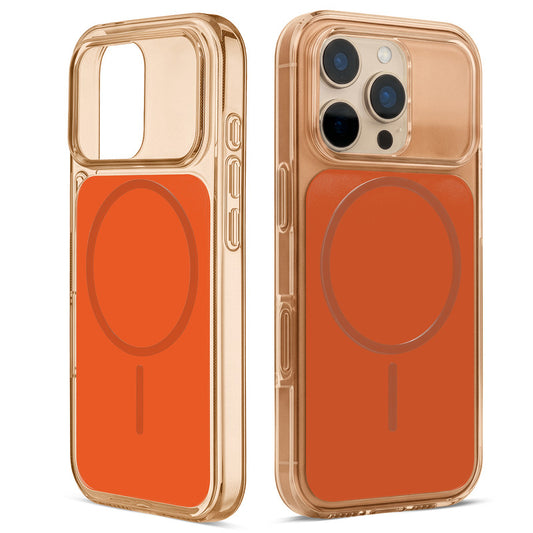 Silicone Hybrid Hard Back Cover with Wireless Charging Support for Apple iPhone 16 Pro
