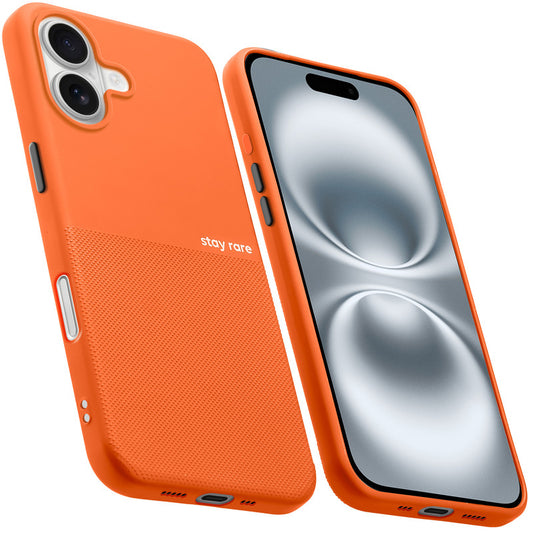 Premium Silicone Textured Case With Camera Protection & Inner Microfiber Lining Back Cover For Apple iPhone 16