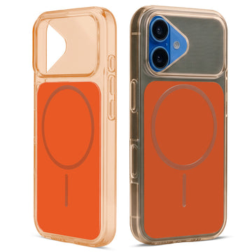 Silicone Hybrid Hard Back Cover with Wireless Charging Support for Apple iPhone 17