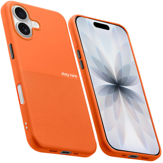 Premium Silicone Textured Case With Camera Protection & Inner Microfiber Lining Back Cover For Apple iPhone 17