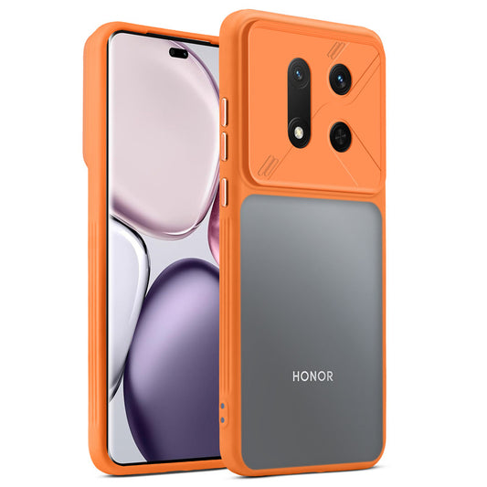 Premium Frosted Back Cover with Textured Camera Design & Metal-Look Buttons for Honor X9C 5G
