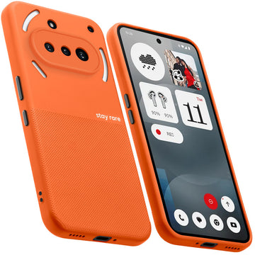 Premium Silicone Textured Case With Camera Protection & Inner Microfiber Lining Back Cover For Nothing Phone 3A 5G