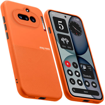 Premium Silicone Textured Case With Camera Protection & Inner Microfiber Lining Back Cover For Nothing Phone 4A 5G
