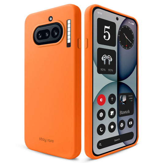 Stay Rare Smooth Silicone Case for Nothing Phone 4A 5G with Anti-Slip Grip & Camera Protection