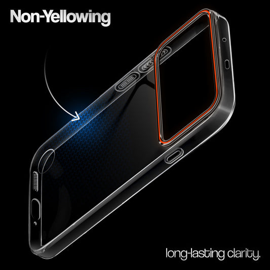 Crystal Clear Anti-Yellow Transparent Back Cover Case With Camera Ring Protection for Nothing Phone 4B 5G
