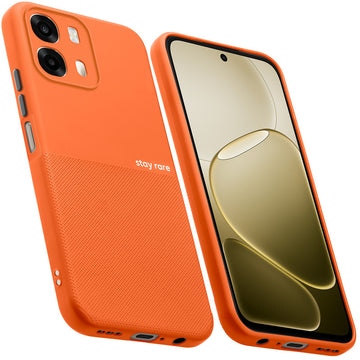 Premium Silicone Textured Case With Camera Protection & Inner Microfiber Lining Back Cover For OPPO A6 Pro 5G