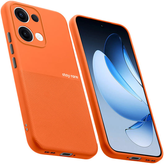 Premium Silicone Textured Case With Camera Protection & Inner Microfiber Lining Back Cover For OPPO Reno 13 5G