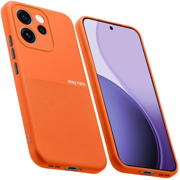 Premium Silicone Textured Case With Camera Protection & Inner Microfiber Lining Back Cover For OPPO Reno 15 Pro Mini 5G