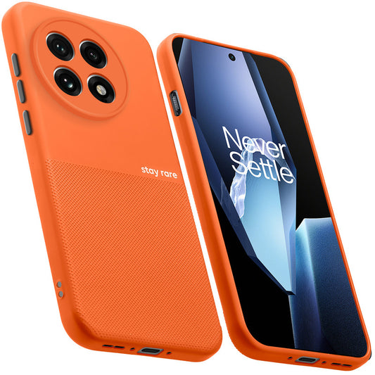 Premium Silicone Textured Case With Camera Protection & Inner Microfiber Lining Back Cover For OnePlus 13R 5G