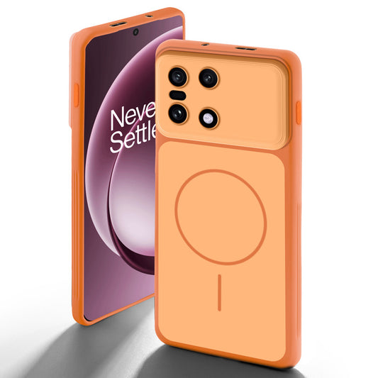Dual tone silicone Orange back cover for OnePlus 15 5G showing camera protection and design