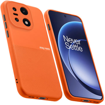 Premium Silicone Textured Case With Camera Protection & Inner Microfiber Lining Back Cover For OnePlus 15 5G