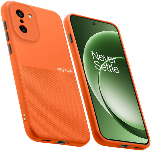 Premium Silicone Textured Case With Camera Protection & Inner Microfiber Lining Back Cover For OnePlus 15R 5G