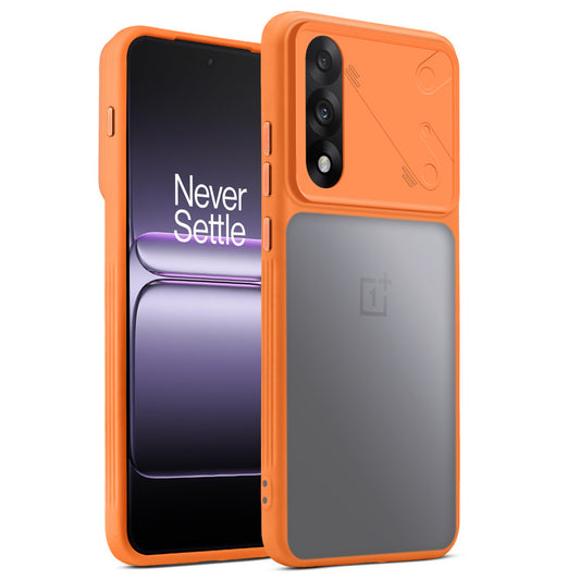 Premium Frosted Back Cover with Textured Camera Design & Metal-Look Buttons for OnePlus Nord 5 5G