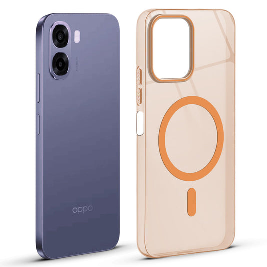 Anti-Yellow Scratch Resistant Case Support Magnetic Accessories Back Cover For Oppo A6s 5G
