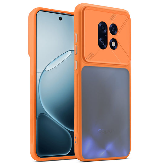 Premium Frosted Back Cover with Textured Camera Design & Metal-Look Buttons for Oppo F31 Pro Plus 5G