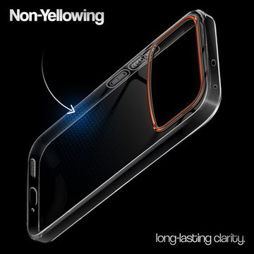Crystal Clear Anti-Yellow Transparent Back Cover Case With Camera Ring Protection for Oppo F33 Pro 5G