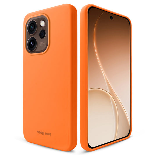 Stay Rare Smooth Silicone Case for Oppo Reno 15 Pro 5G with Anti-Slip Grip & Camera Protection