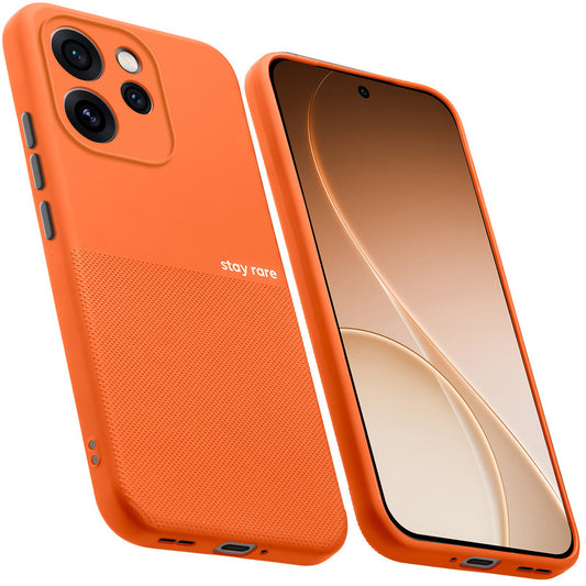 Premium Silicone Textured Case With Camera Protection & Inner Microfiber Lining Back Cover For Oppo Reno 15 Pro 5G