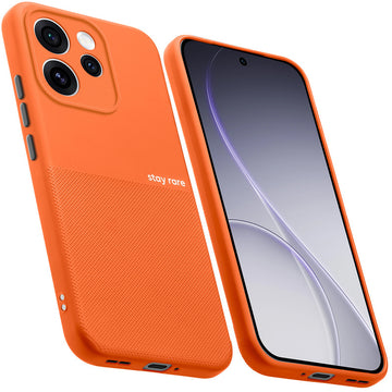 Premium Silicone Textured Case With Camera Protection & Inner Microfiber Lining Back Cover For Oppo Reno 15 Pro Mini 5G