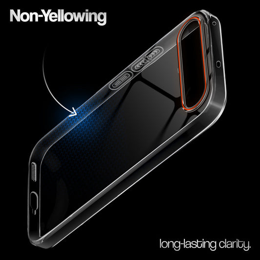 Crystal Clear Anti-Yellow Transparent Back Cover Case With Camera Ring Protection for Realme 16 5G