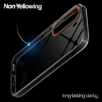 Crystal Clear Anti-Yellow Transparent Back Cover Case With Camera Ring Protection for Realme C100x 5G