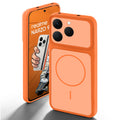 Orange back cover for Realme Narzo 90 5G with camera cut protection and ring design on back side.