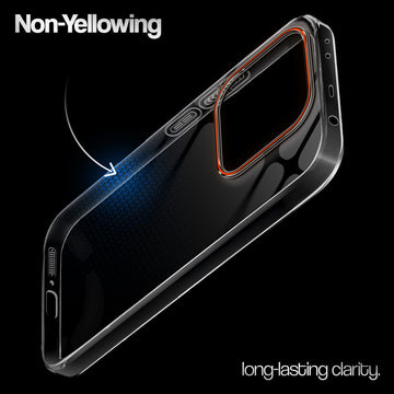 Crystal Clear Anti-Yellow Transparent Back Cover Case With Camera Ring Protection for Redmi Note 14 5G
