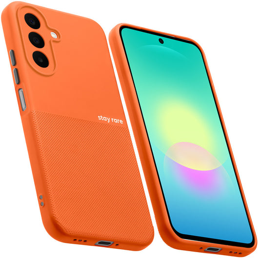 Premium Silicone Textured Case With Camera Protection & Inner Microfiber Lining Back Cover For Samsung A27 5G