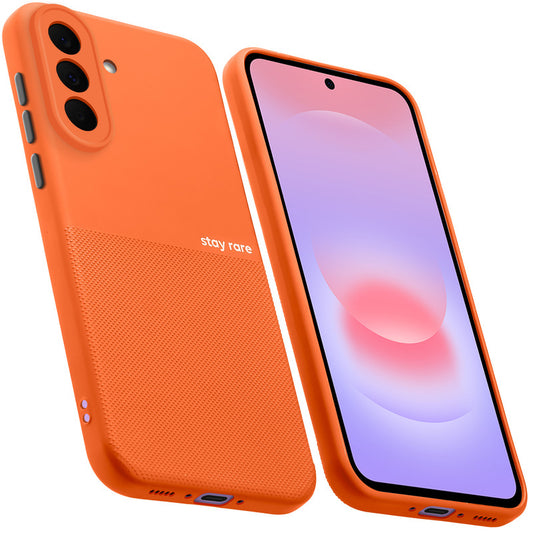 Premium Silicone Textured Case With Camera Protection & Inner Microfiber Lining Back Cover For Samsung A37 5G