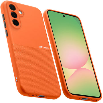 Premium Silicone Textured Case With Camera Protection & Inner Microfiber Lining Back Cover For Samsung A56 5G