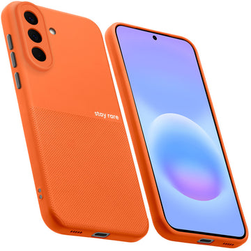 Premium Silicone Textured Case With Camera Protection & Inner Microfiber Lining Back Cover For Samsung A57 5G